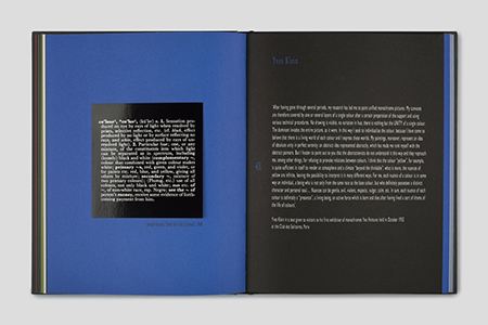 Colour in Contextual Play – An installation by Joseph Kosuth – Works by Enrico Castellani, Lucio Fontana, Yves Klein, Joseph Kosuth, Piero Manzoni