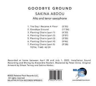 Goodbye Ground (CD)
