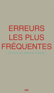 Christo & Jeanne-Claude - Erreurs les plus fréquentes 