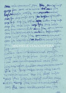 Michele Ciacciofera - Sans commencement et sans fin