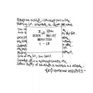 Derek Bailey - 1/28 Sliverfish Macronix (vinyl 7\