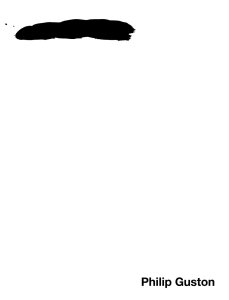 « Philip Guston. L\'ironie de l\'histoire »