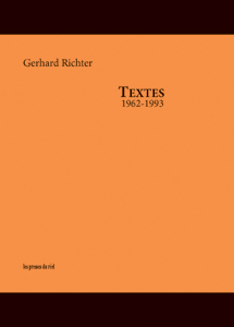 Gerhard Richter - Textes
