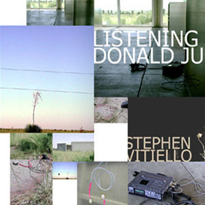Stephen Vitiello - Listening to Donald Judd (CD) 