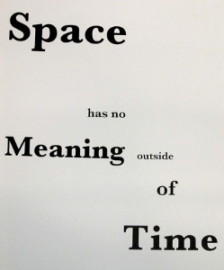 Koenraad Dedobbeleer - Space Has No Meaning Outside Of Time