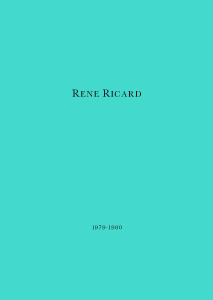Rene Ricard - 1979-1980