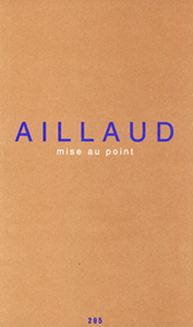 Gilles Aillaud - Mise au point - Limited edition