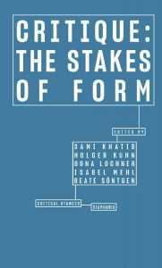 Critique - The Stakes of Form