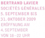 Bertrand Lavier - Sociétés Générales