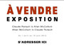 Claude Rutault /s Allan McCollum - A vendre, exposition