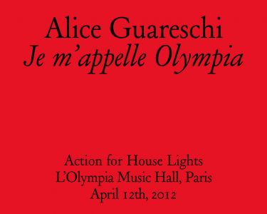 Alice Guareschi - Je m\'appelle Olympia 