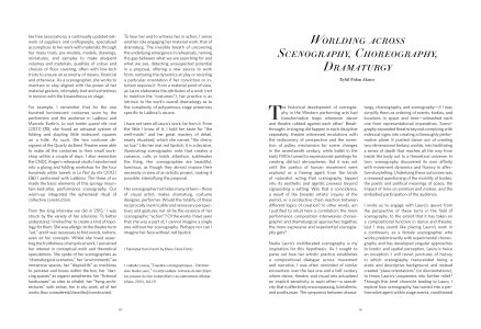 Scenographies