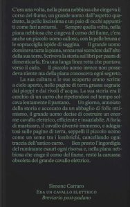 Simone Carraro - Era un cavallo elettrico 