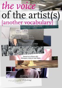  - The voice of the artist(s) 