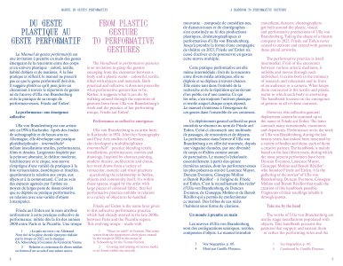 A Handbook to Performative Gestures with Ulla von Brandenburg