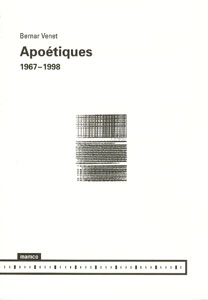 Bernar Venet - Apoétiques - 1967-1998