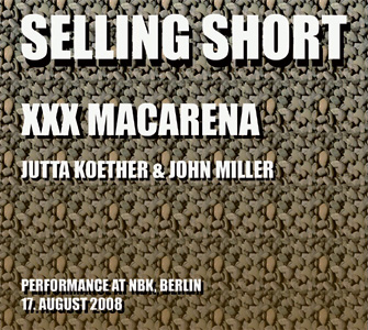 Jutta Koether - Selling Short - XXX Macarena (CD)