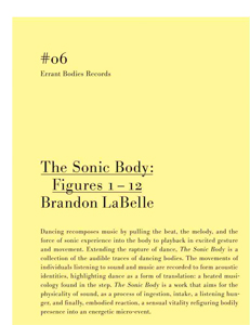 Brandon LaBelle - The Sonic Body 