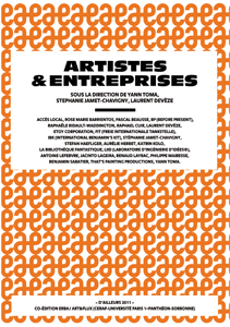  - Artistes & Entreprises 