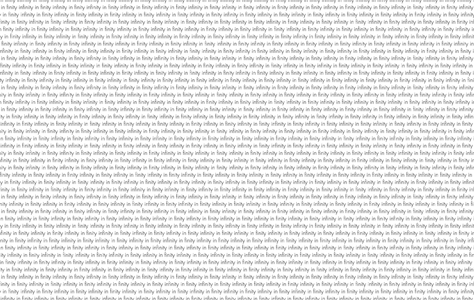 Infinity in finity