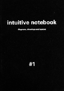Bastien Gallet - Intuitive Notebook #1 - Diagrams, Drawings and Spaces