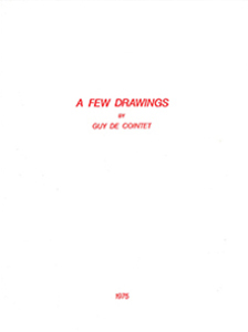 Guy de Cointet - A Few Drawings
