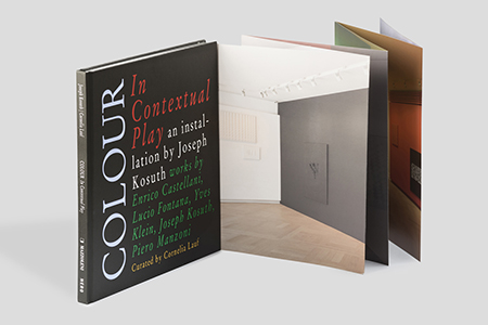 Colour in Contextual Play – An installation by Joseph Kosuth – Works by Enrico Castellani, Lucio Fontana, Yves Klein, Joseph Kosuth, Piero Manzoni