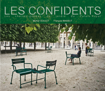 François Massut - Les confidents - Les chaises-poèmes du Jardin du Palais-Royal