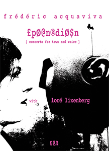 Frédéric Acquaviva - £pØ@n®diØ$n - Concerto for town and voice – With Loré Lixenberg (CD)