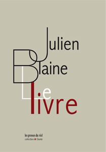 Julien Blaine - Le livre