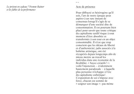 Le contemporain, l'intempestif et l'imminent