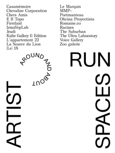 Artist-Run Spaces, around and about - 2012-2015-2017