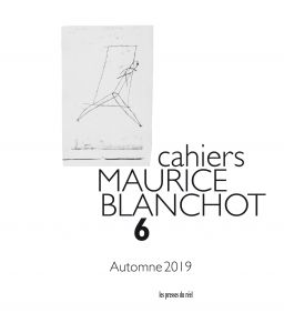  - Cahiers Maurice Blanchot #06