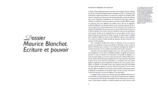 Cahiers Maurice Blanchot