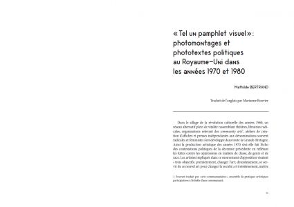 Le phototexte engagé