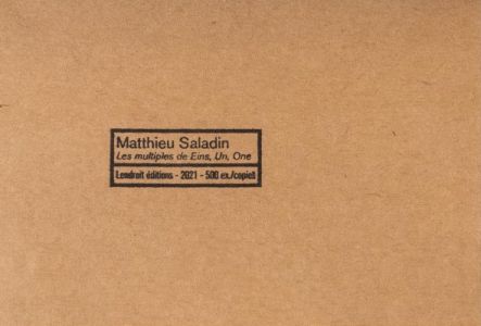 Matthieu Saladin - Les multiples de Eins, Un, One (postcards)