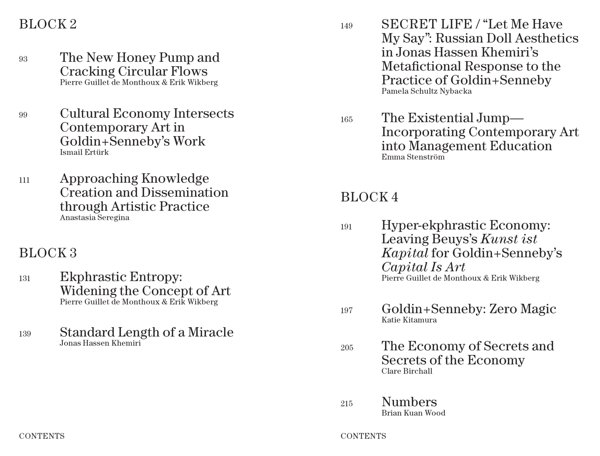 Goldin+Senneby : Economic Ekphrasis - Les presses du réel (book)