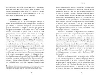 Le corps du film
