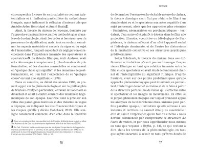 Le corps du film