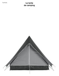 Typologie - La tente de camping