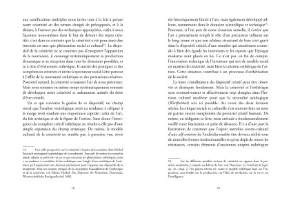 L'invention de la créativité