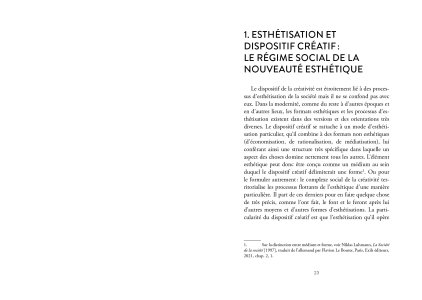 L'invention de la créativité