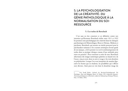 L'invention de la créativité