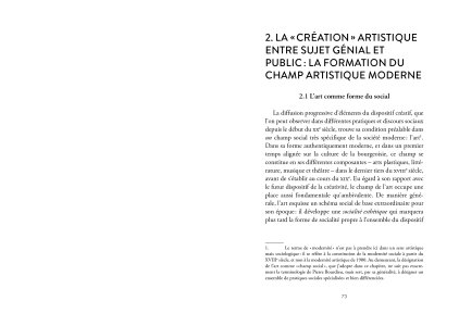 L'invention de la créativité