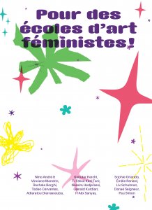 Pour des écoles d\'art féministes !