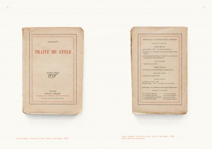 Documents relatifs à l'édition pirate du Traité du style de Louis Aragon par Gérard Berréby