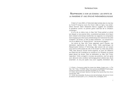 Pour une anthropologie des écrans