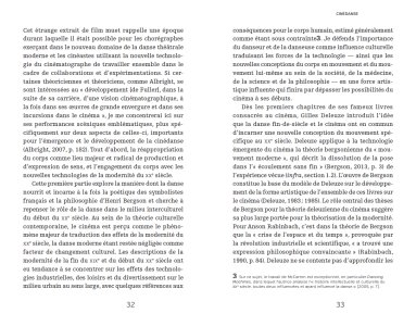 Cinédanse, chorégraphie et image en mouvement