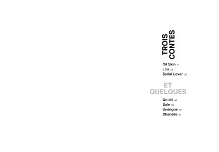 Trois contes et quelques
