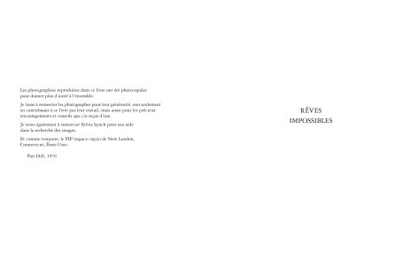 Rêves impossibles